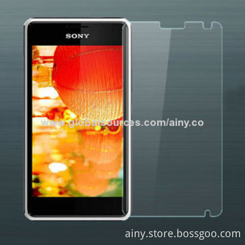 Screen Protector Films, Tempered Glass/Ultra Transparent/Anti-shatter/Suitable for Sony Xperia E1